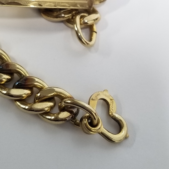 Elco 12k Gold Filled Chunky Bracelet - Picture 14 of 14
